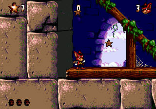 Скриншот игры Aero the Acro-Bat 2